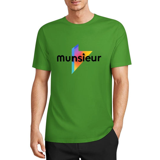 Cool Munsieur graphic Tee Cotton Men's breathable