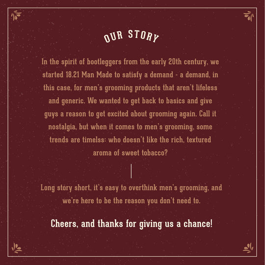 18.21 Man Made Men’s Cologne, Sweet Tobacco Fragrance, 3.4 Fl. Oz - Long-Lasting Eau De Parfum for Men, Sweet Scent with Woodsy Undertones - Eau De Toilette with Masculine Aromatics