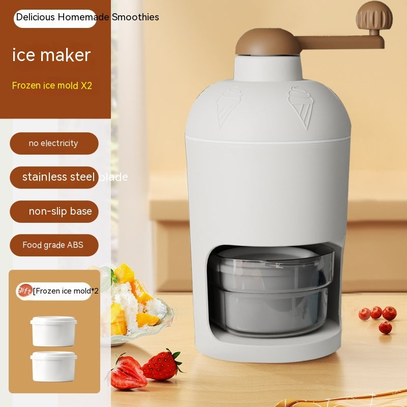 Manual Ice Crusher Household Small Ice Crushing Stall Hand Ice Breaking Ice Maker