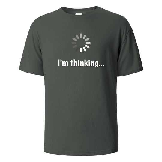 "I'm Thinking" Printed T-shirt for Men