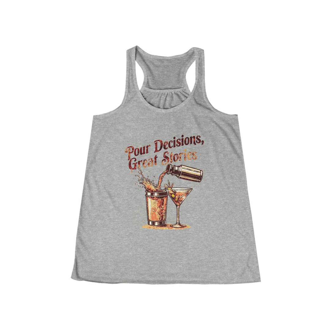 Pour Decisions Womens Racer Back Tank Top