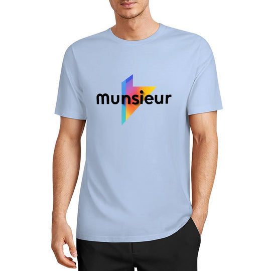 Cool Munsieur graphic Tee Cotton Men's breathable