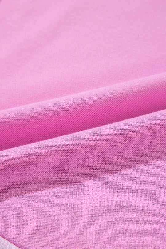 Colorblock Crewneck Henley Sweatshirt