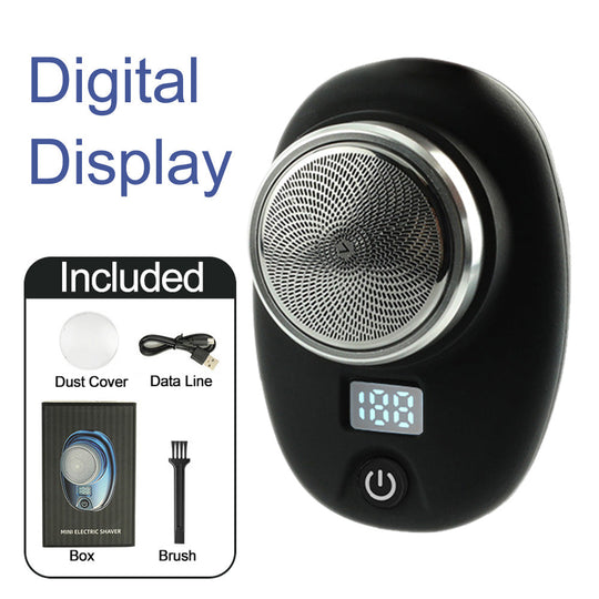 Mini portable rechargeable shaver powerful travel small steel cannon shaver car electric shaver