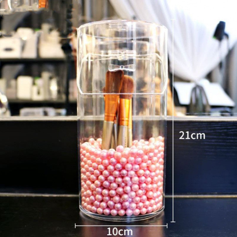 Desktop pen holder makeup brush storage bucket