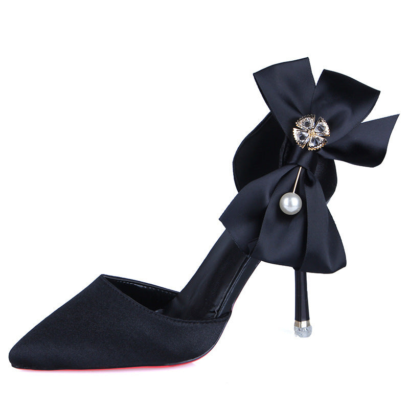 Women's Fashion Bow Stiletto Heels