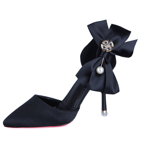 Women's Fashion Bow Stiletto Heels