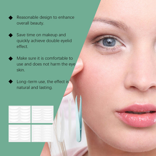 Double Eyelid Tape Set Eye Makeup Skin Tone Self-Adhesive Firm Natural Comfort Mild Breathable