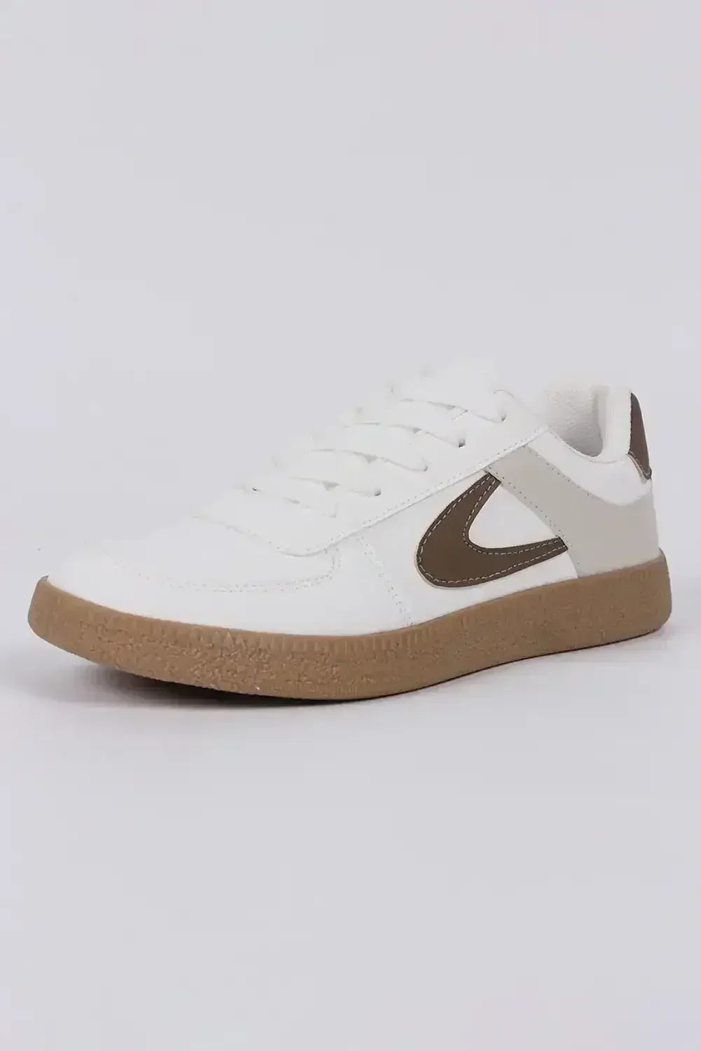 Navy Blue Sneakers - PU Leather Lace-Ups - Wholesale Comfort Shoes