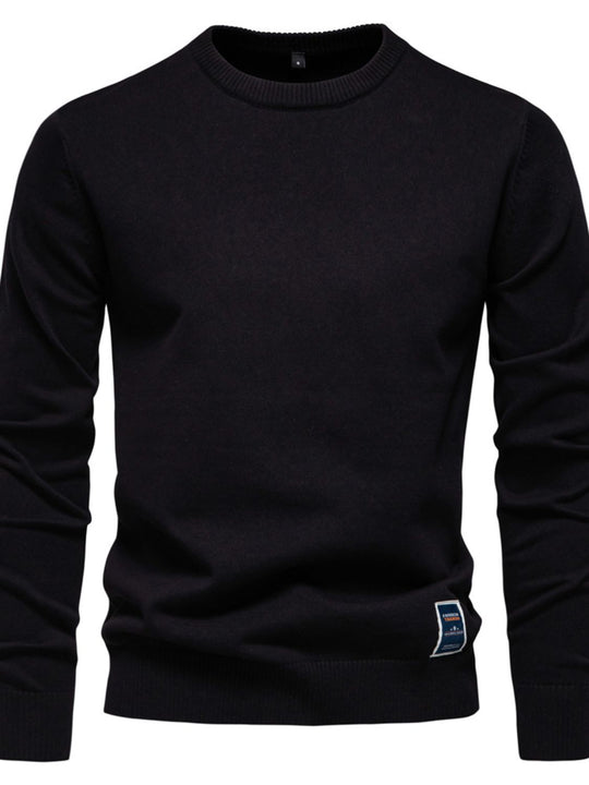 Men's Round Neck Long Sleeve Sweater