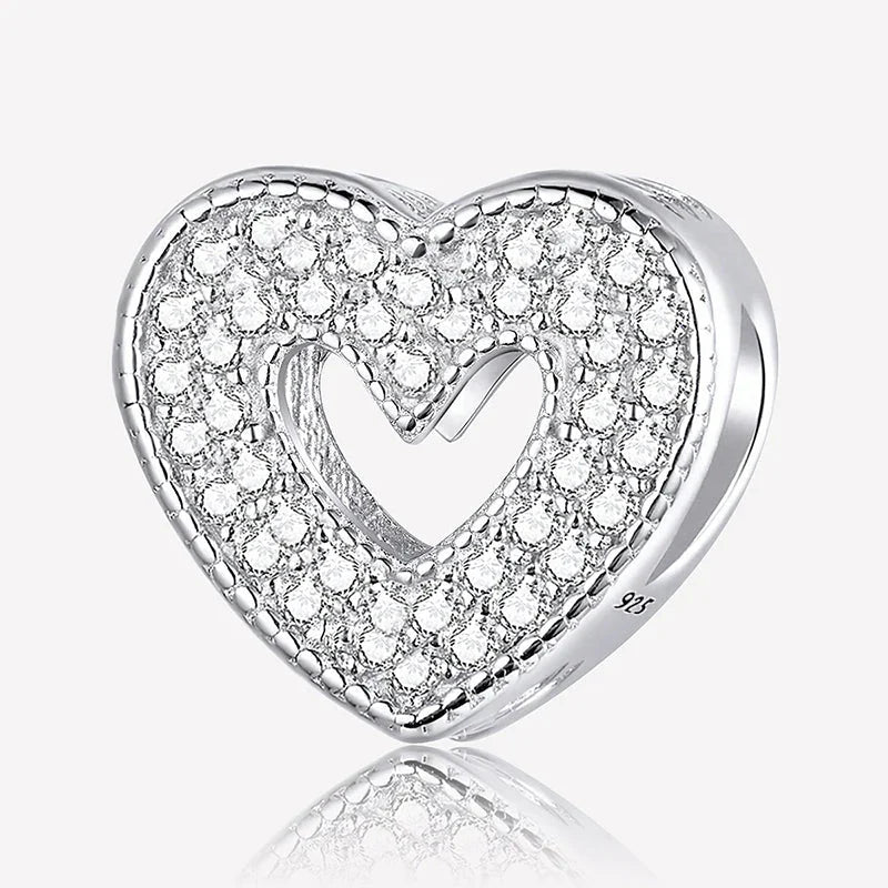 925 Silver Plated Elephant Moon Perfume Heart Firefly Beads Diy Bracelet Necklace Making Gift Of High Quality Fashion Jewelry