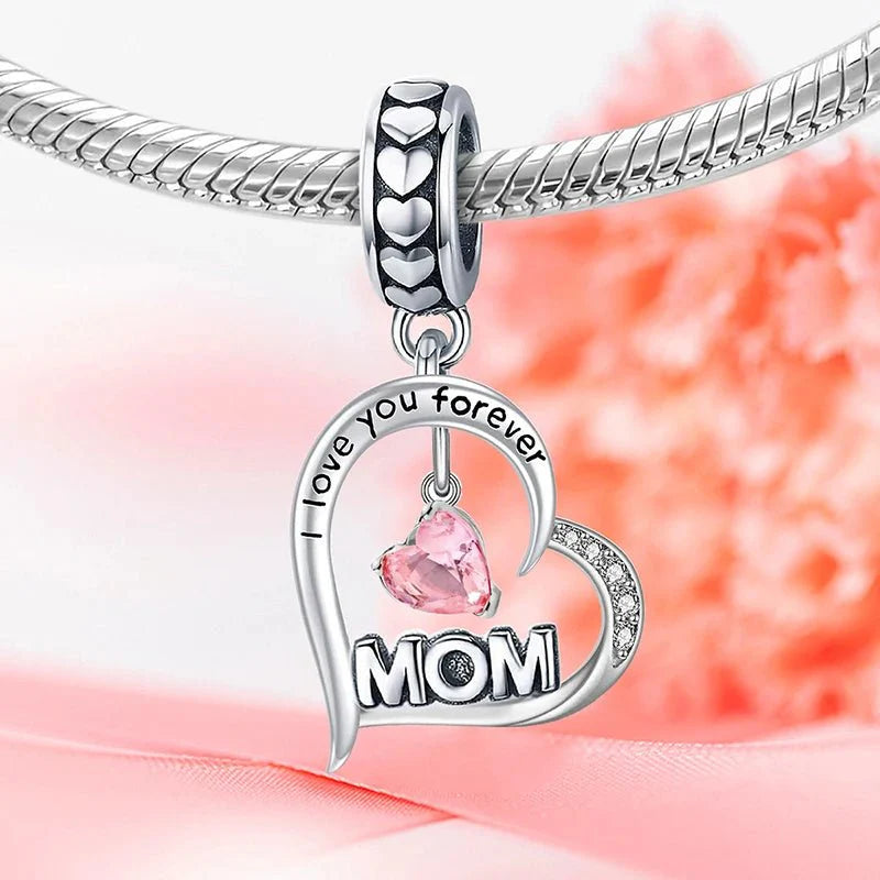 925 Silver Plated Elephant Moon Perfume Heart Firefly Beads Diy Bracelet Necklace Making Gift Of High Quality Fashion Jewelry