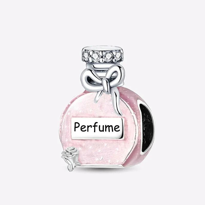 925 Silver Plated Elephant Moon Perfume Heart Firefly Beads Diy Bracelet Necklace Making Gift Of High Quality Fashion Jewelry