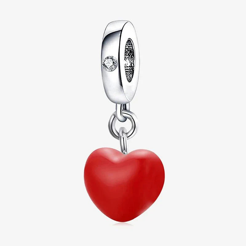 925 Silver Plated Elephant Moon Perfume Heart Firefly Beads Diy Bracelet Necklace Making Gift Of High Quality Fashion Jewelry