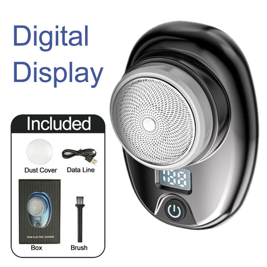 Mini portable rechargeable shaver powerful travel small steel cannon shaver car electric shaver