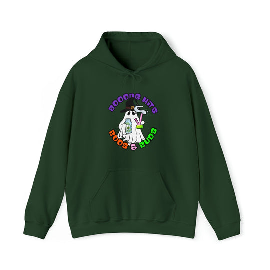 Booong Hits Boos & Buds Ghost Cannabis Hoodie
