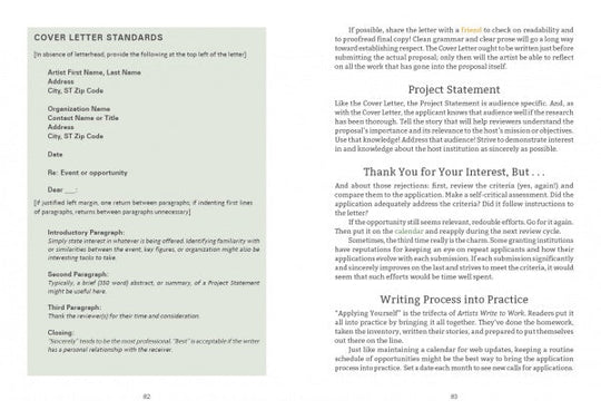 Artists Write to Work by Schiffer Publishing