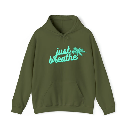 Just Breathe Cannabis Hoodie