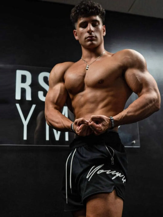 Men's Plus Size Drawstring Shorts