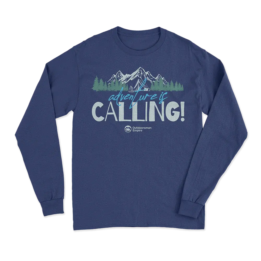 Adventure Camping Men Long Sleeve Shirt