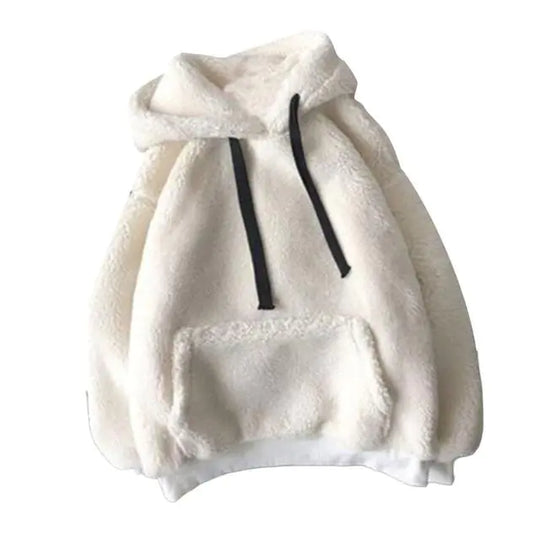 Winter Fluffy Furry Hoodie - # BOAA13510006