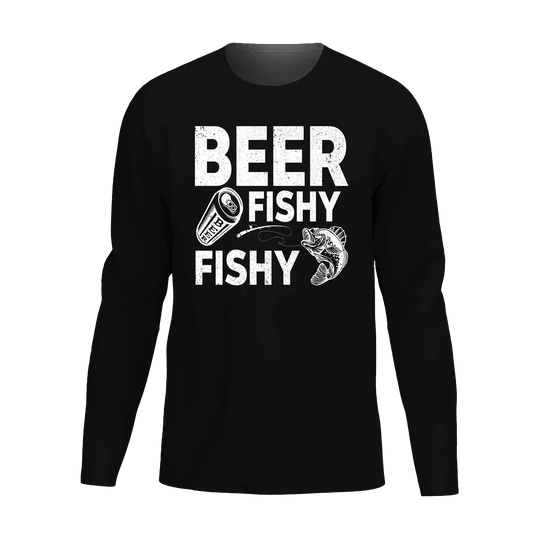 Beer Fishy Fishy Men Long Sleeve Shirt