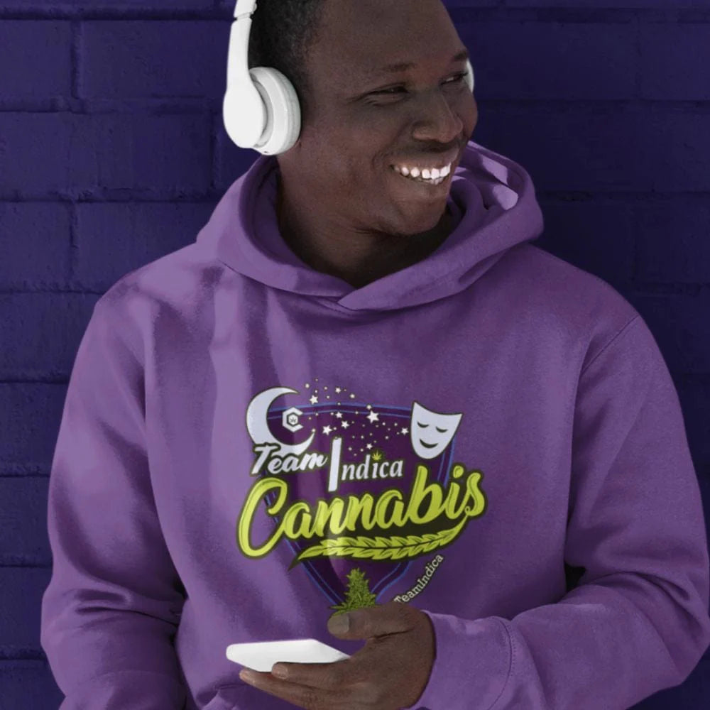 Team Indica Cannabis Stoner Hoodie