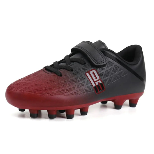 Brooman Kids Firm Ground Soccer Cleats | Boys Girls Athletic Outdoor Football Shoes