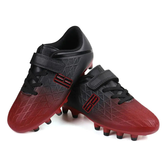 Brooman Kids Firm Ground Soccer Cleats | Boys Girls Athletic Outdoor Football Shoes