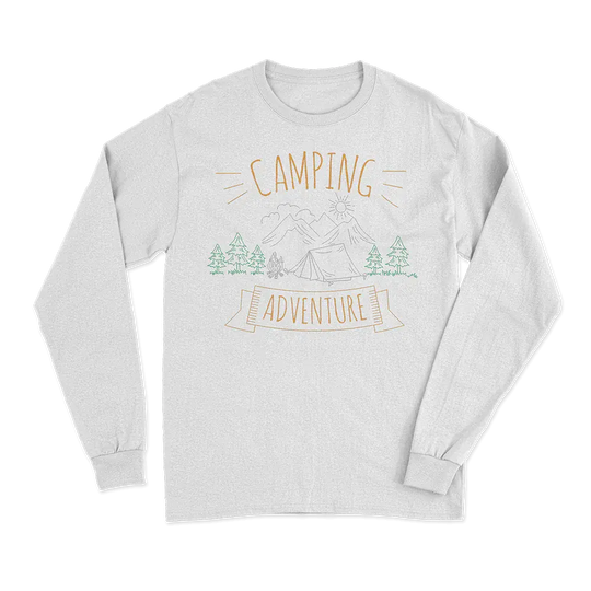 Camping Adventure Men Long Sleeve Shirt