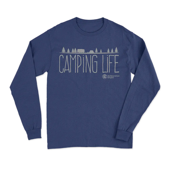 Camping Life Men Long Sleeve Shirt