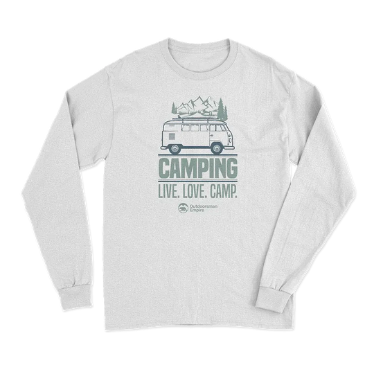 Camping Live Love Camp Men Long Sleeve Shirt