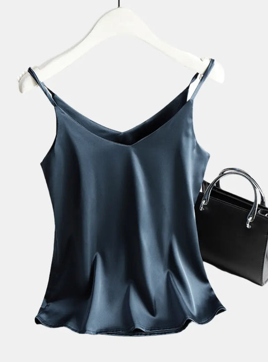 Satin Tank Top - # GIAA23510004-PRG