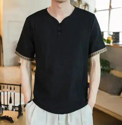 Classic Linen Comfort Tee for Men