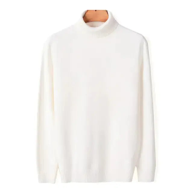 Classic Men's Turtleneck Sweater – Stylish & Warm