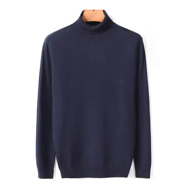 Classic Men's Turtleneck Sweater – Stylish & Warm