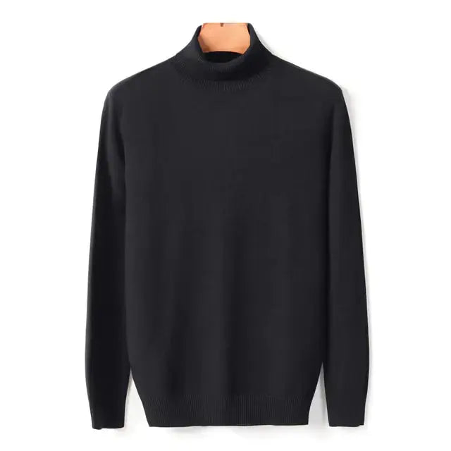 Classic Men's Turtleneck Sweater – Stylish & Warm