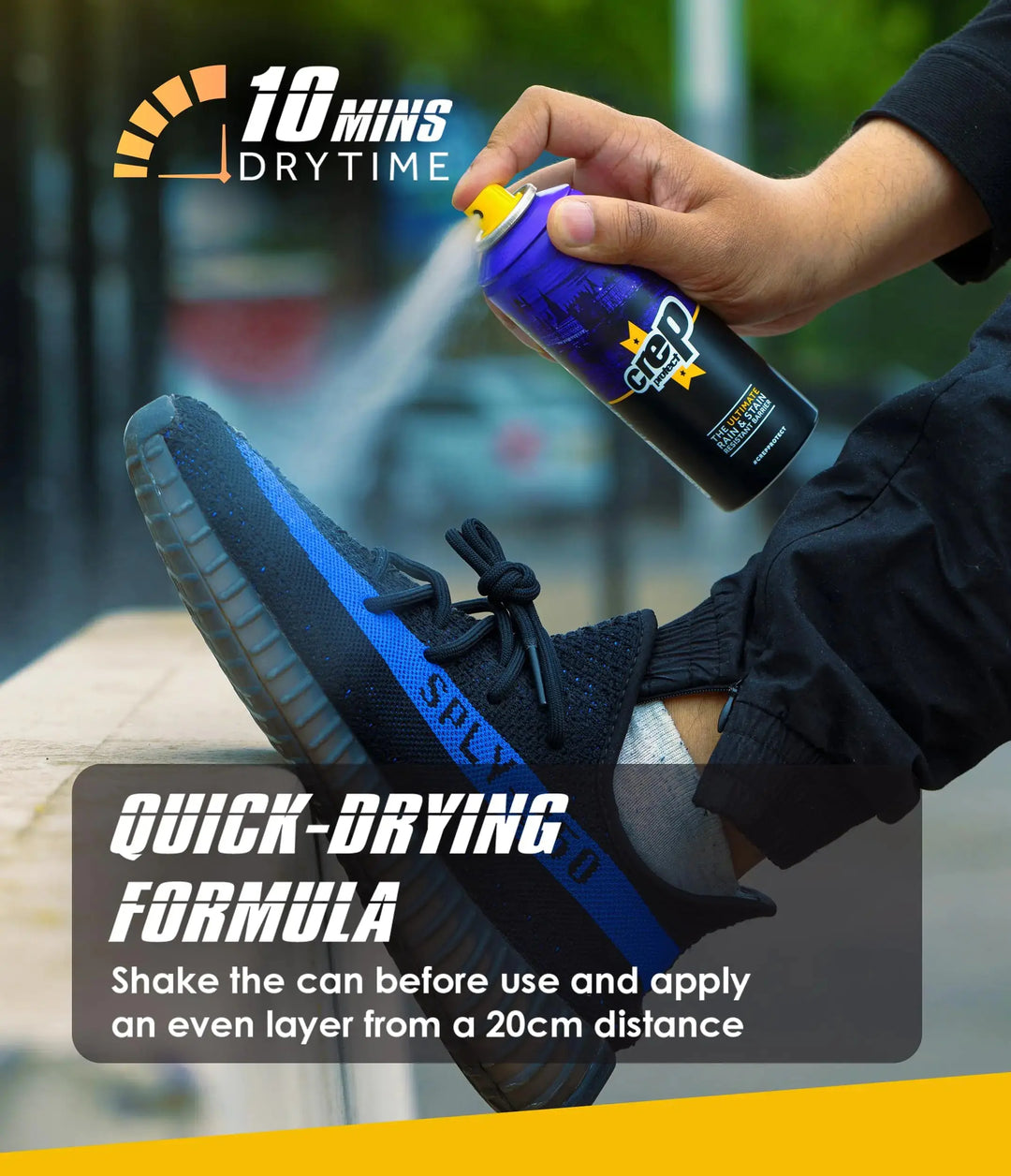 Crep Protect Shoe Protector Spray - Rain & Stain Waterproof Nano Protection for Sneaker