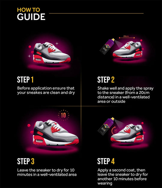 Crep Protect Shoe Protector Spray - Rain & Stain Waterproof Nano Protection for Sneaker