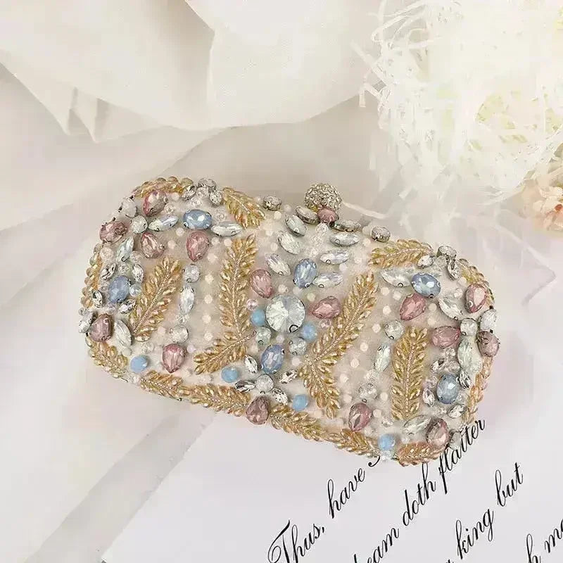 Luxury Rhinestone Clutch Bag - Wedding & Party Purse | Femstylo