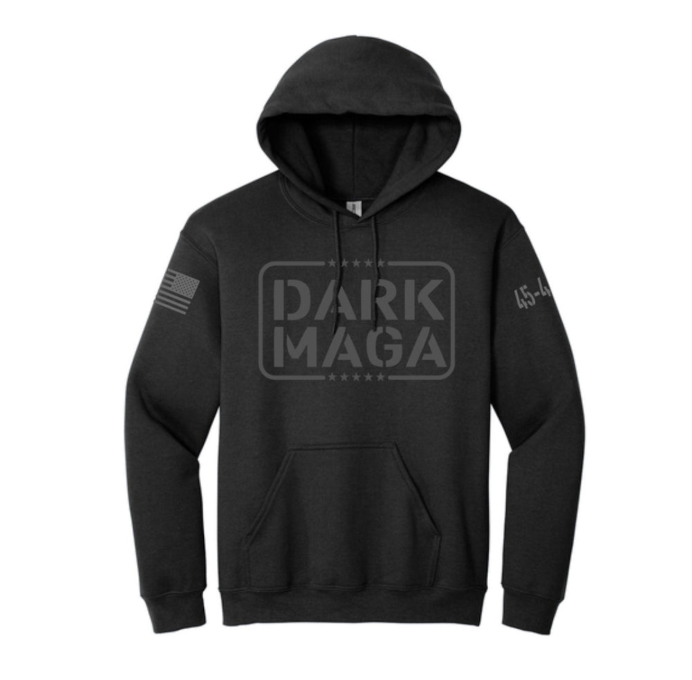 Dark MAGA Black Hoodie