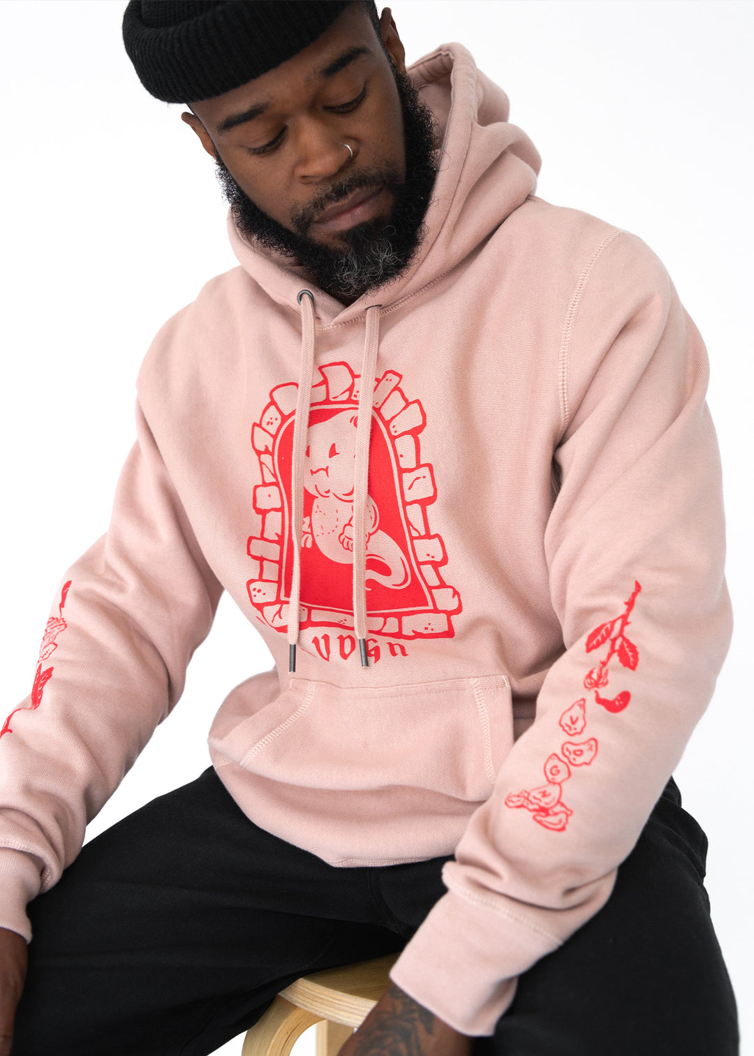 "Dead Flowers" heavyweight hoodie