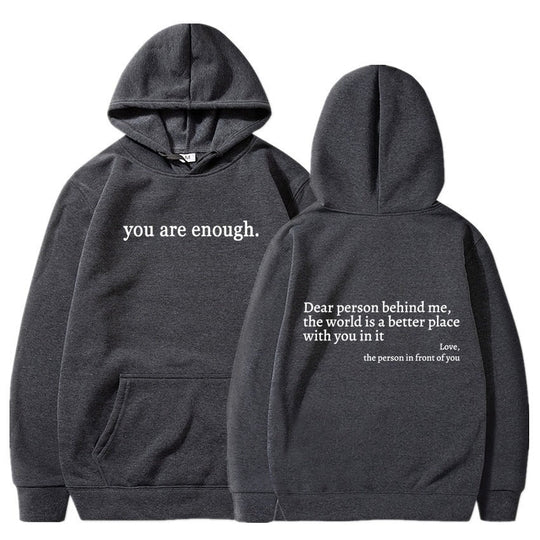 ''Dear Person Behind Me'' Plush Hoodie