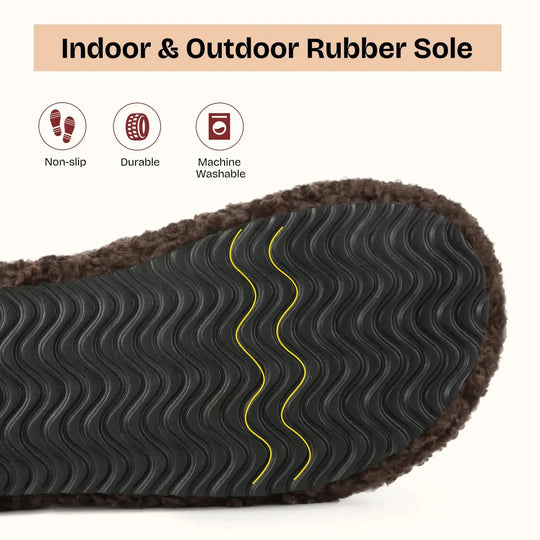 EverFoams Womens Fuzzy Open-toe Slippers | Soft Comfy Memory Foam Indoor House Shoes