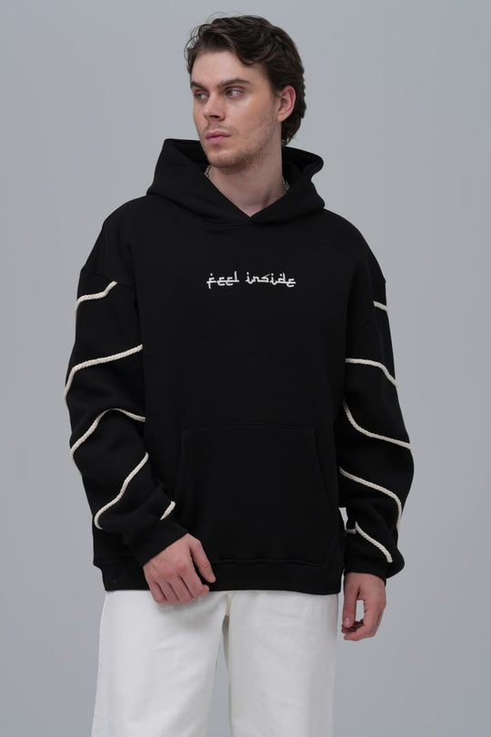 "Feel Inside" Embroidered Hoodie