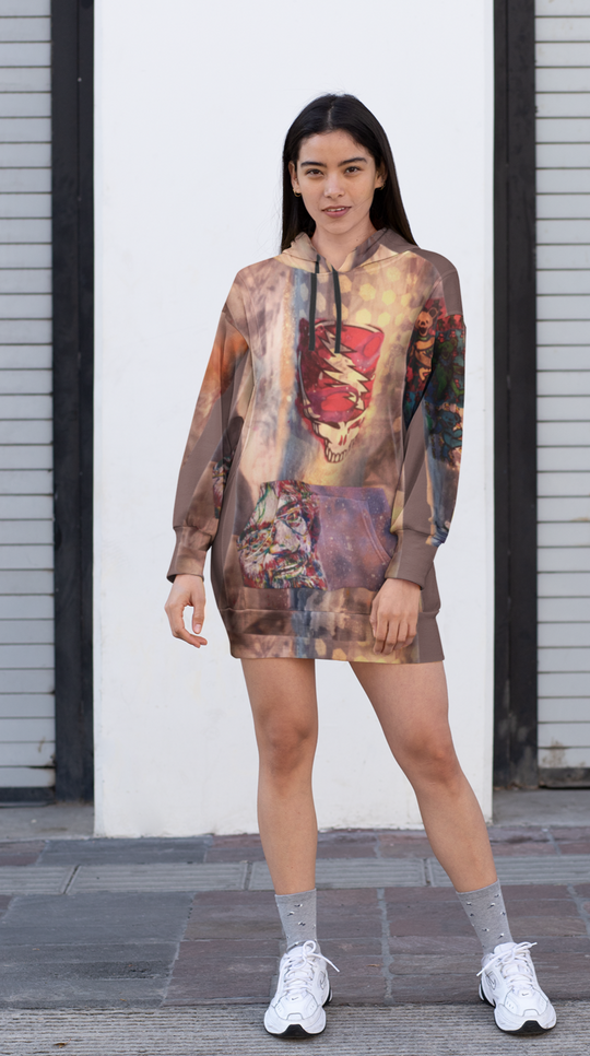 Grateful Jam Hoodie Dress