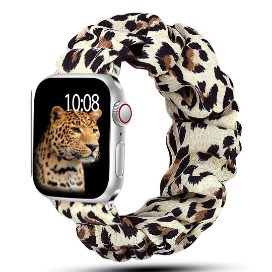 Apple Watch Scrunchie Strap - Soft Elastic Nylon Loop Band
