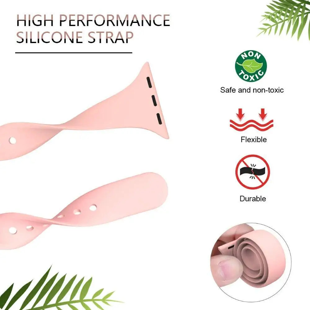 Apple Watch Silicone Band - Soft, Comfortable, Versatile