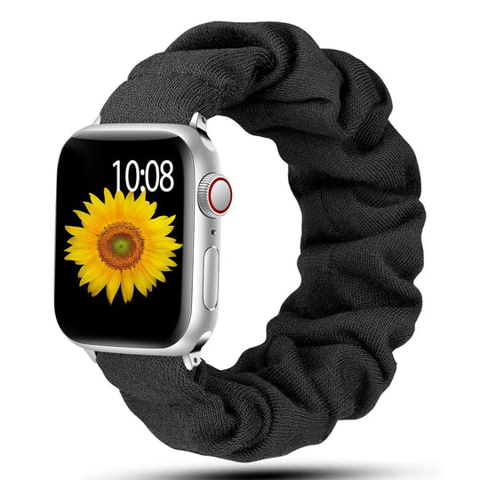 Apple Watch Scrunchie Strap - Soft Elastic Nylon Loop Band
