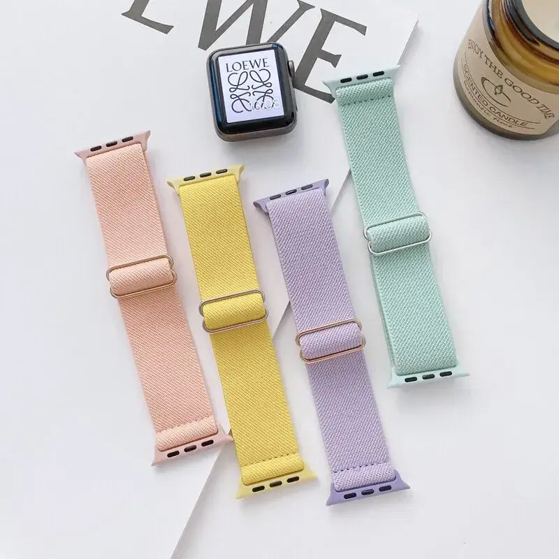 Apple Watch Nylon Band - Stylish, Durable, Elastic Design